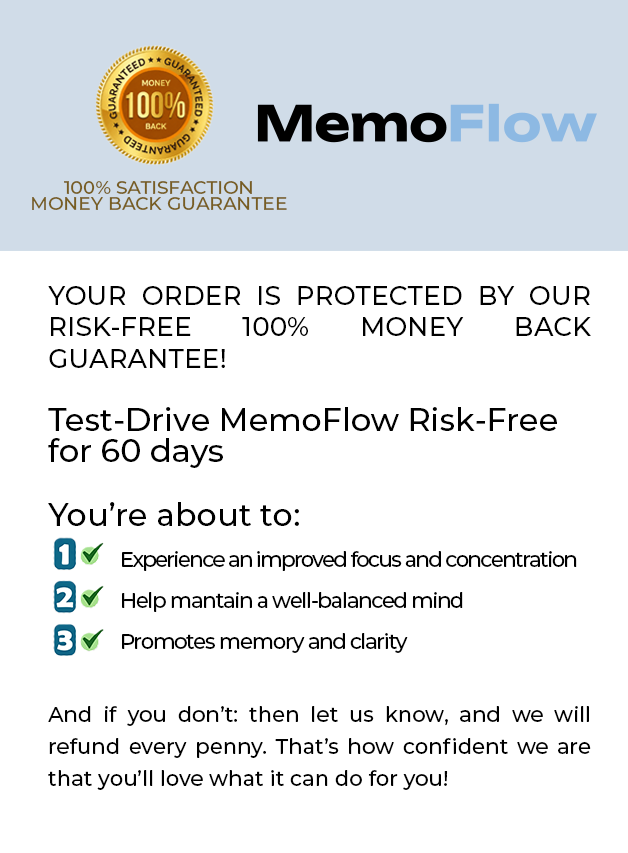 MemoFlow 60-day satisfaction guarantee